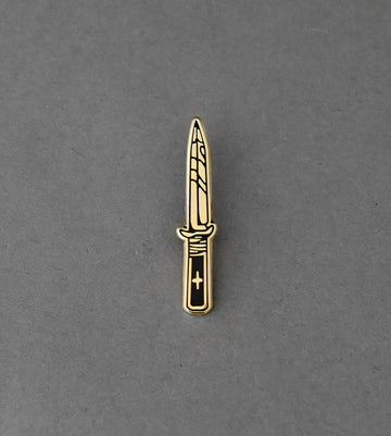 Dagger 9 Gold Pin