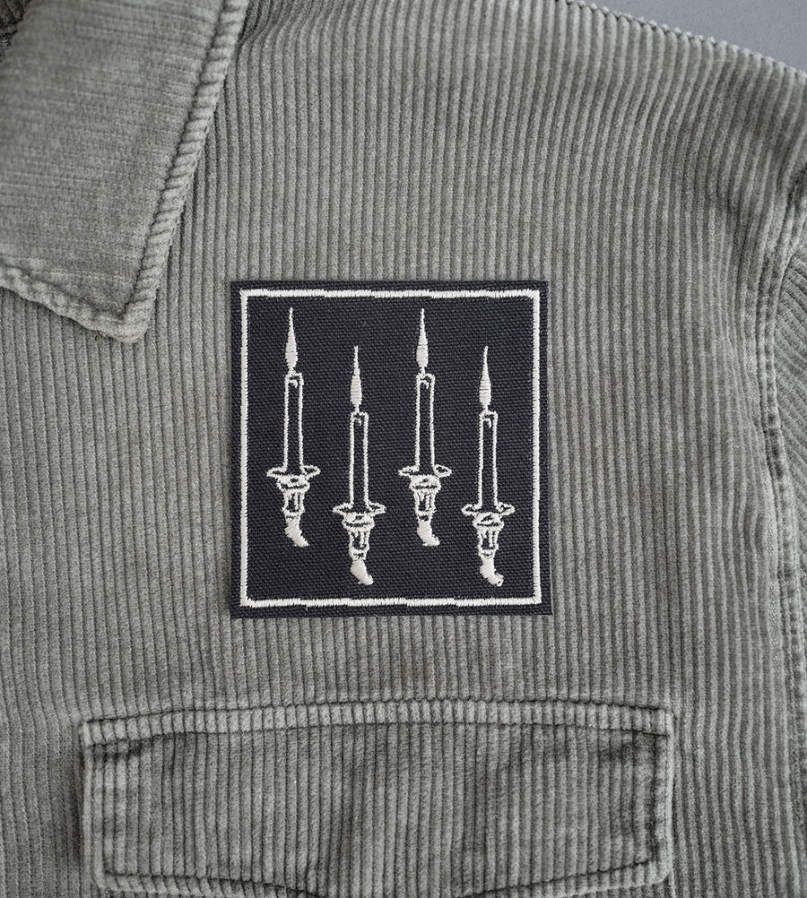 Candle Flag Patch