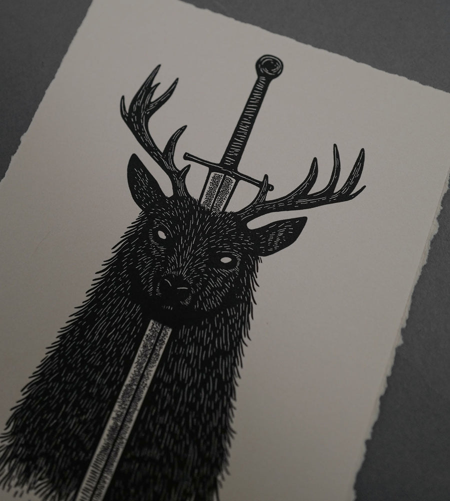 Hi Deer - High-Quality Print