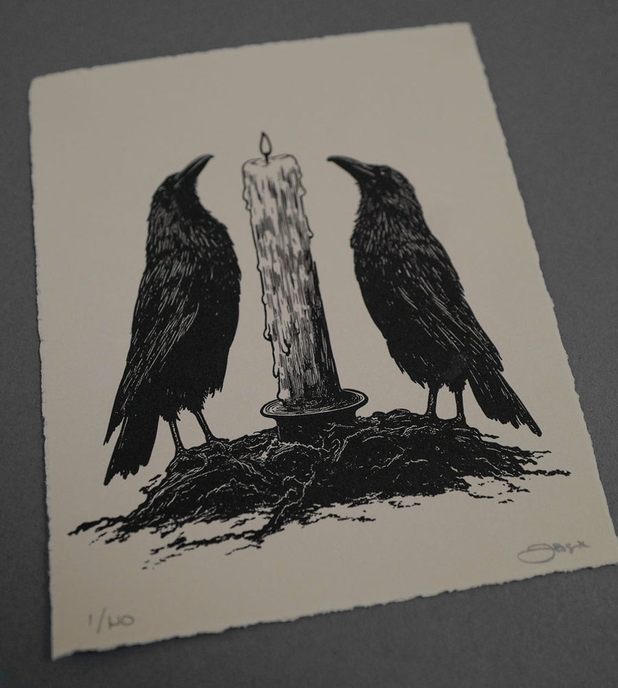 Ravens Night - High-Quality Print