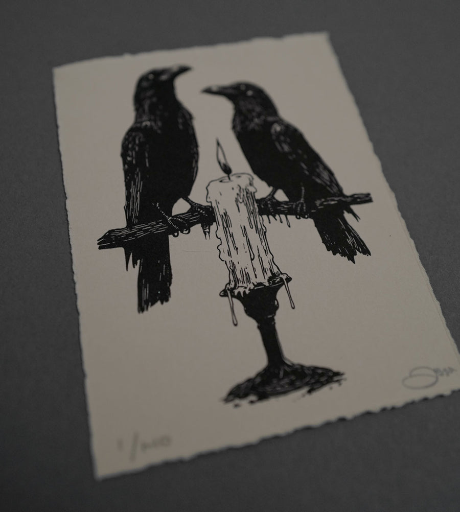 Ravens Spell - small - High-Quality Print