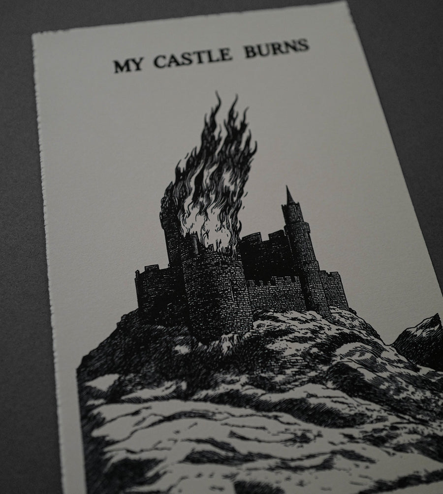 My Castle Burns - High-Quality Print