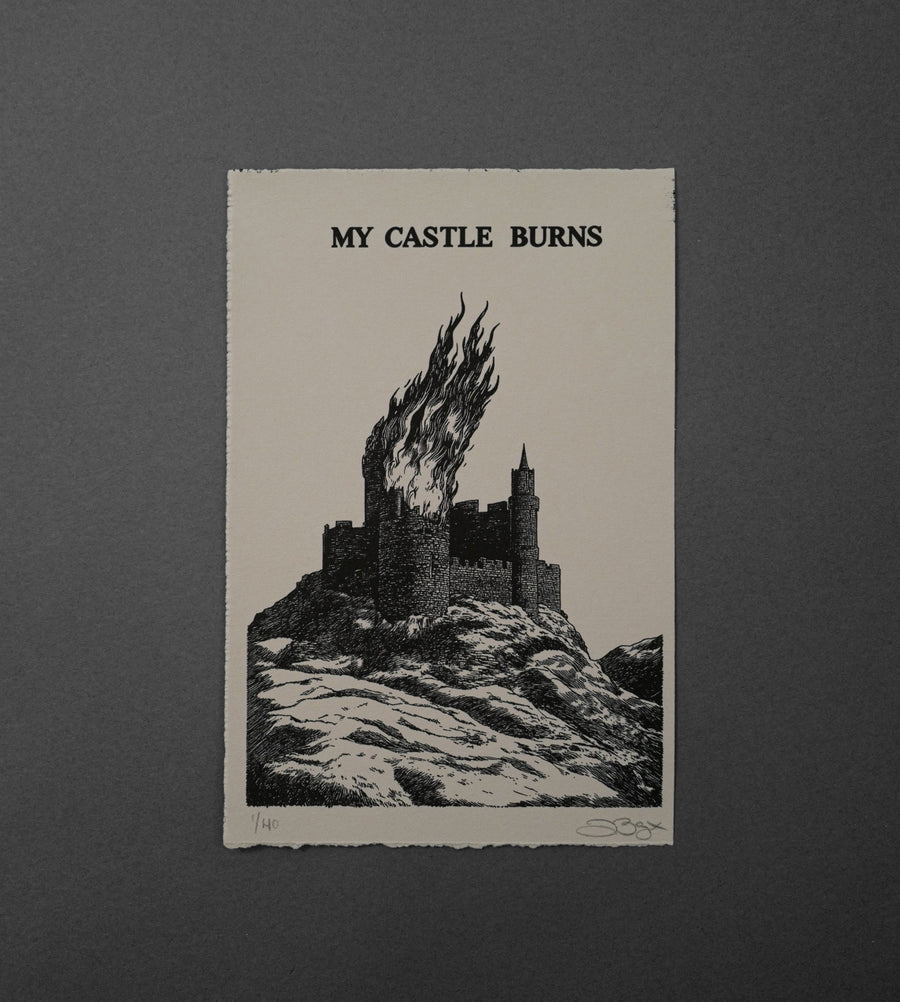 My Castle Burns - High-Quality Print