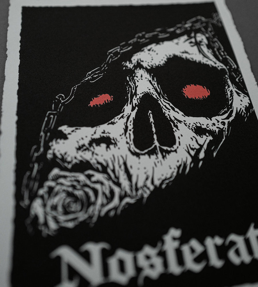 Nosferatu Red Eyes - High-Quality Print