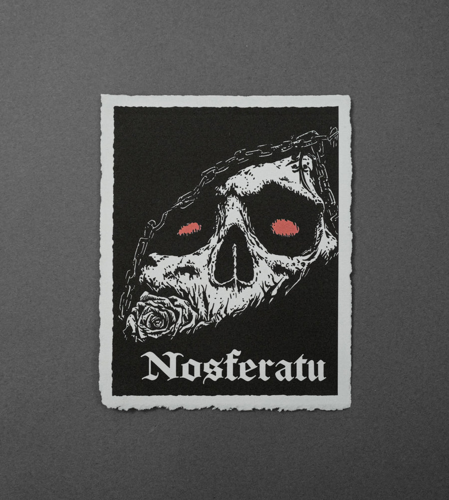 Nosferatu Red Eyes - High-Quality Print