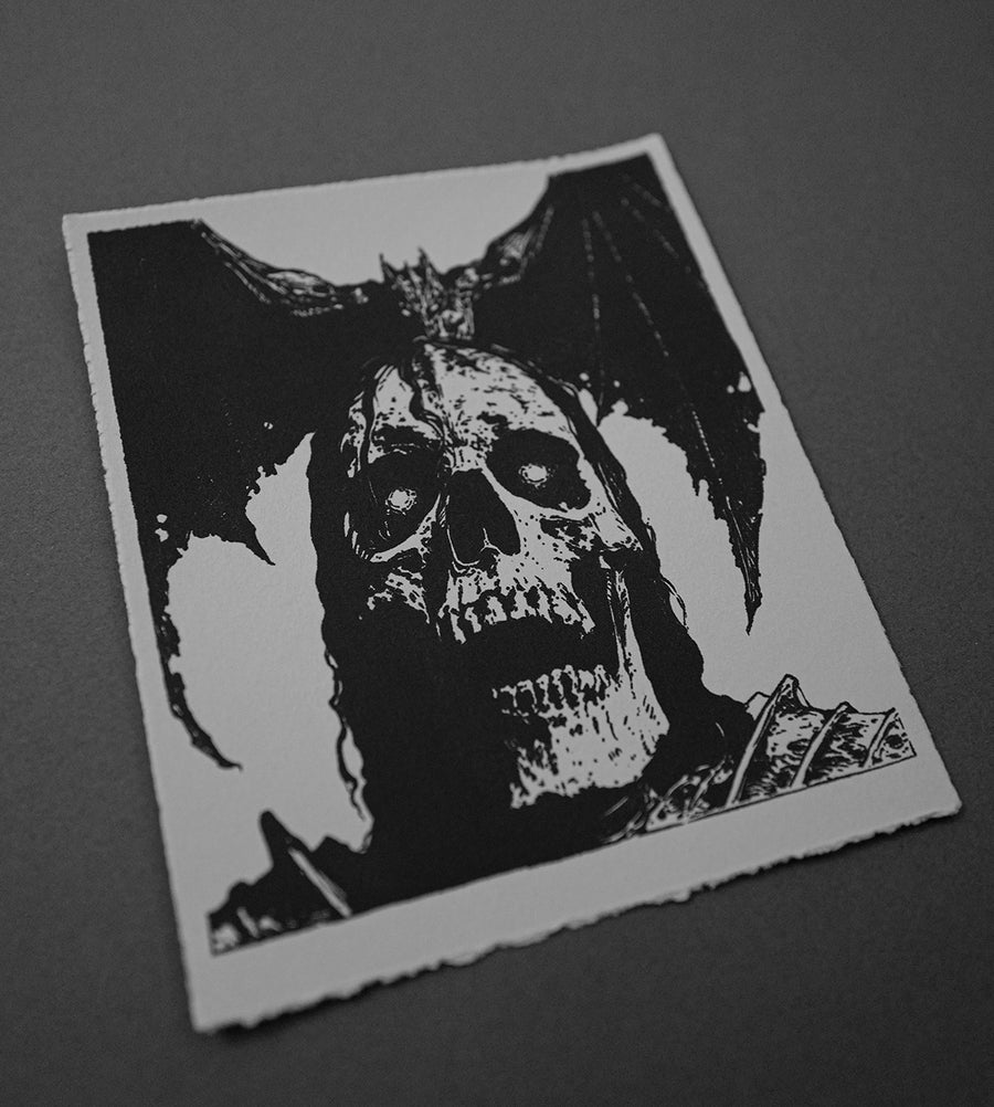 Winged Skull - High-Quality Print