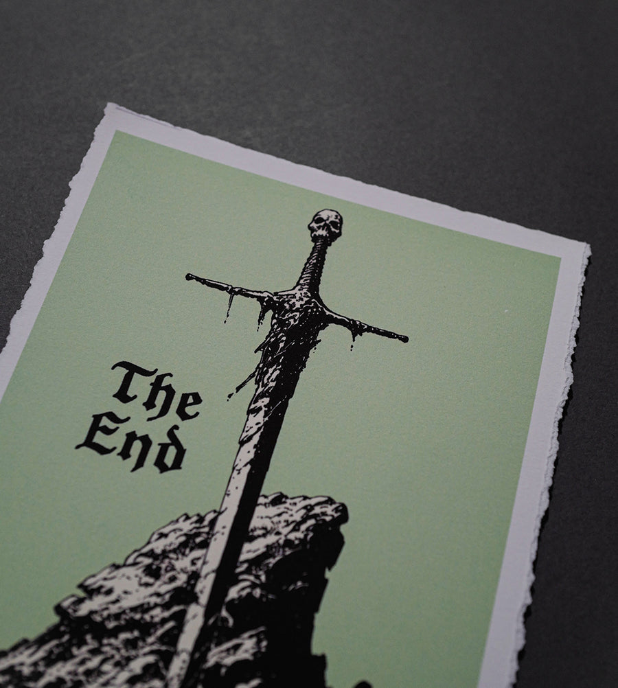 The End - High-Quality Print