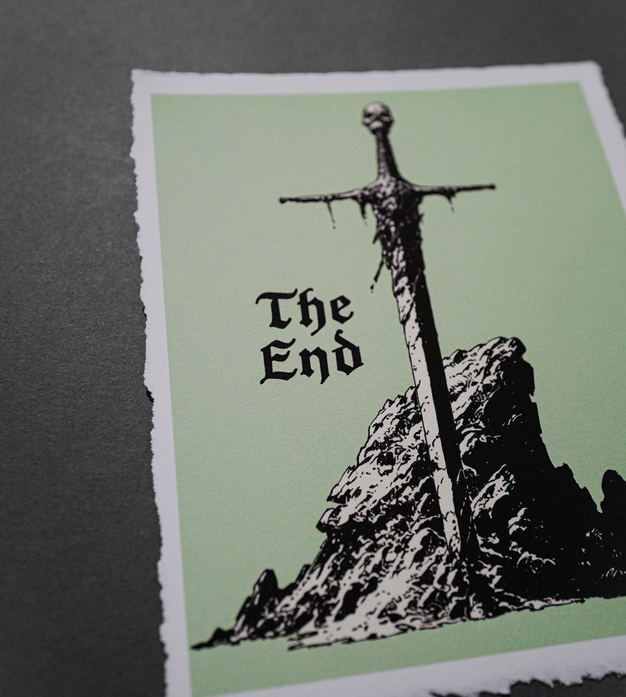 The End - High-Quality Print