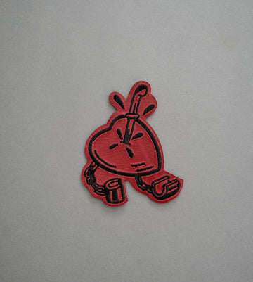 Locked Heart Leather Patch - 1 of 1