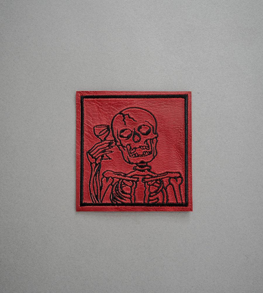 Death Wine Leather Patch - 1 of 1