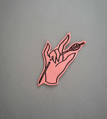 Devil Hand Leather Patch - 1 of 1