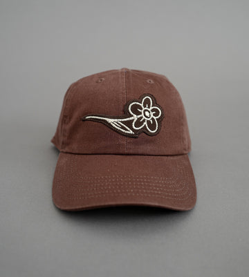 Flower 1 of 1 Hat - Brown