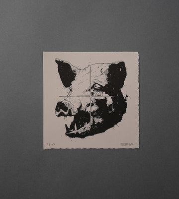 The Pig Cross - High-Quality Print