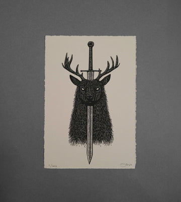 Hi Deer - High-Quality Print