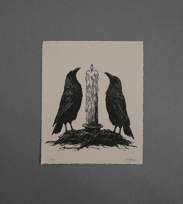 Ravens Night - High-Quality Print