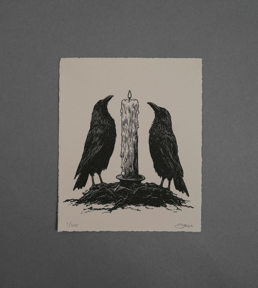 Ravens Night - High-Quality Print