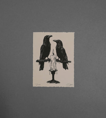 Ravens Spell - small - High-Quality Print