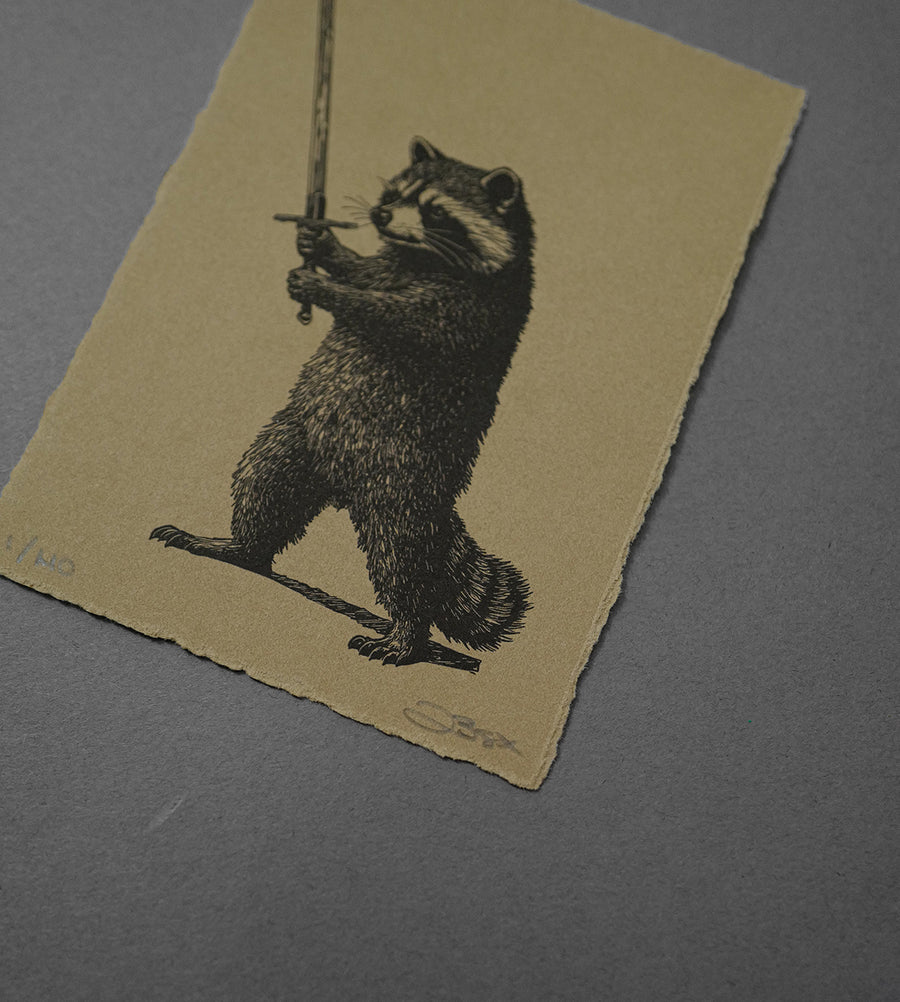 Raccoon Army 2 - High-Quality Print
