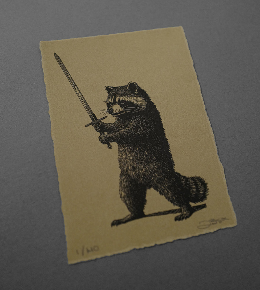 Raccoon Army 2 - High-Quality Print