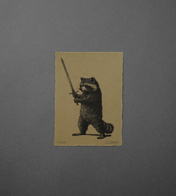 Raccoon Army 2 - High-Quality Print