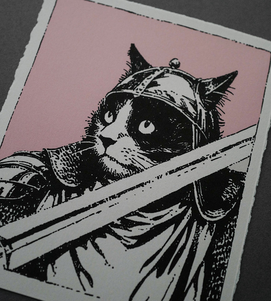 Cat Knight - High-Quality Print