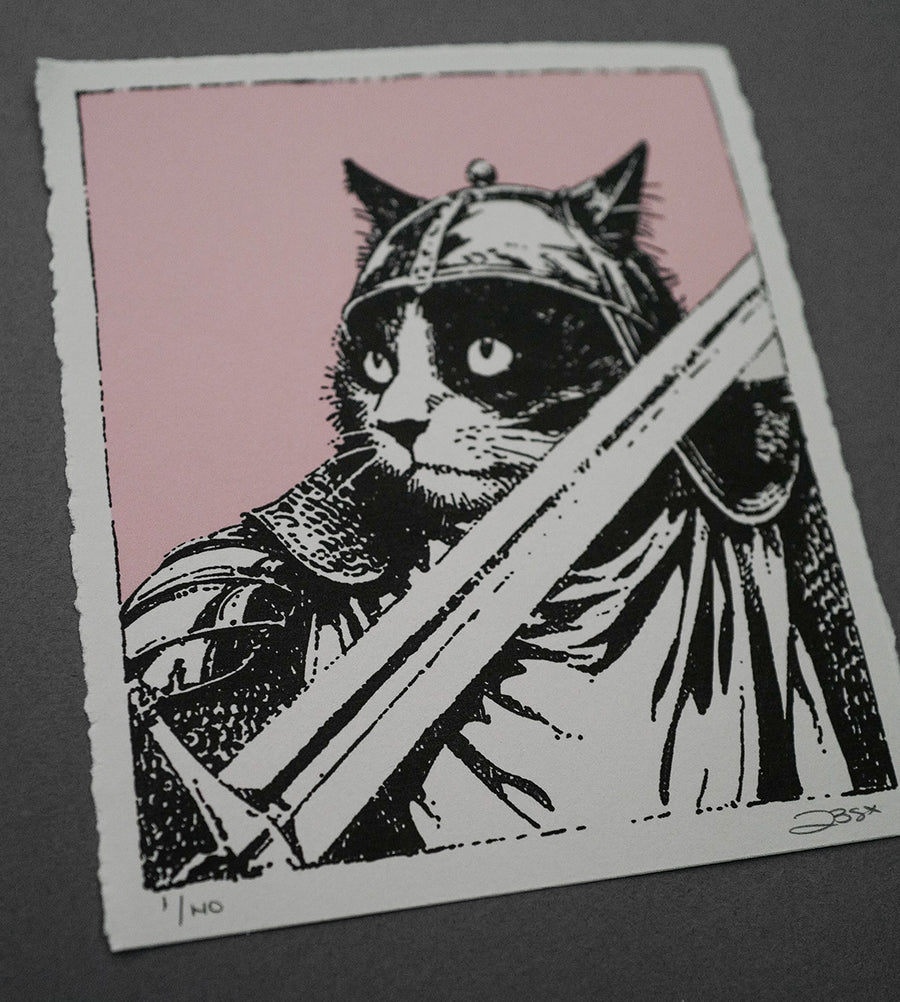 Cat Knight - High-Quality Print