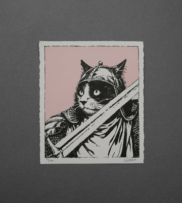 Cat Knight - High-Quality Print