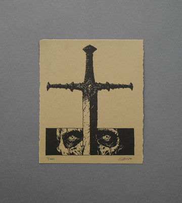 Knights Eyes - High-Quality Print