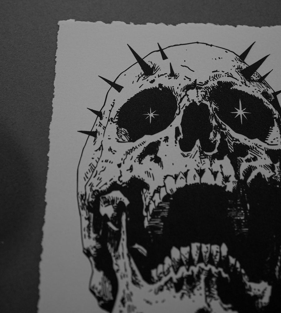 Spiked Skull - Print