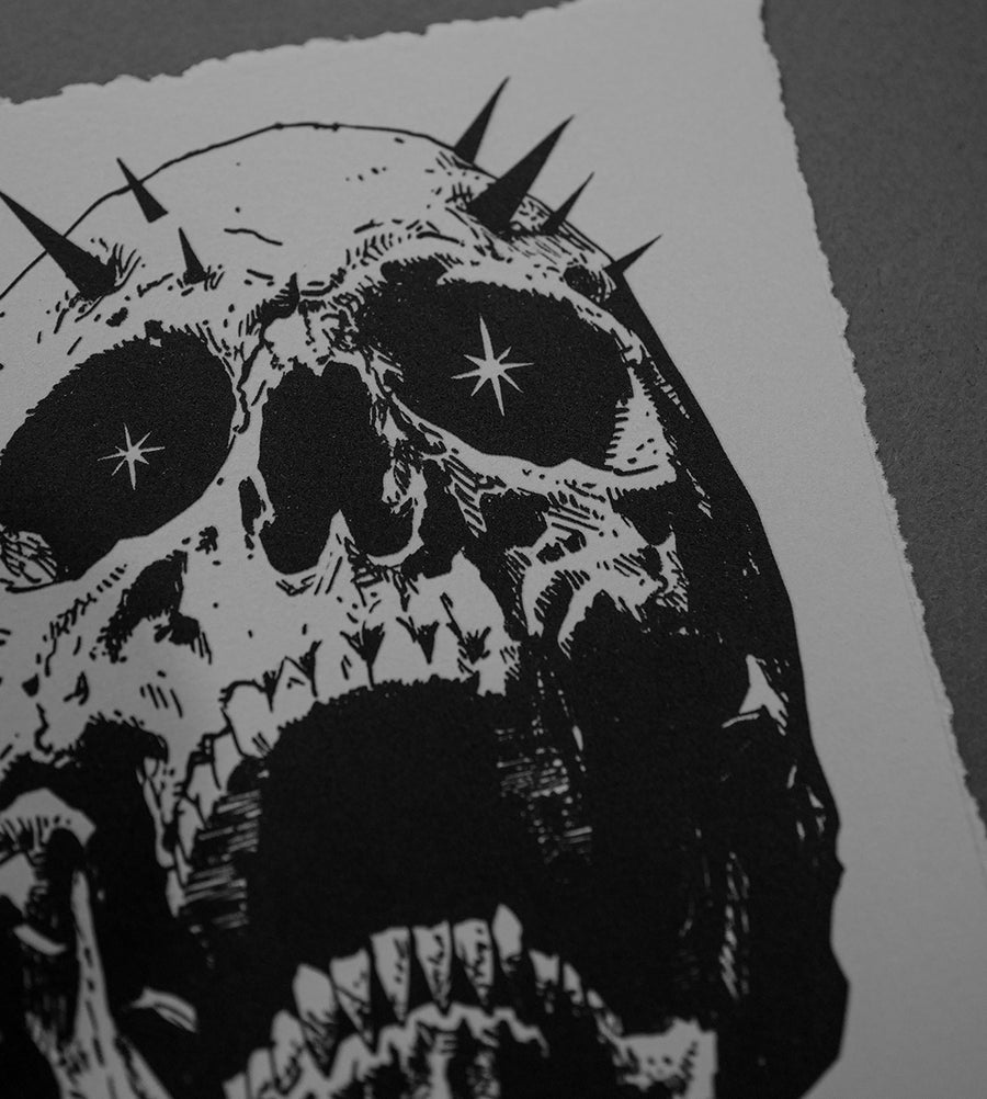 Spiked Skull - Print