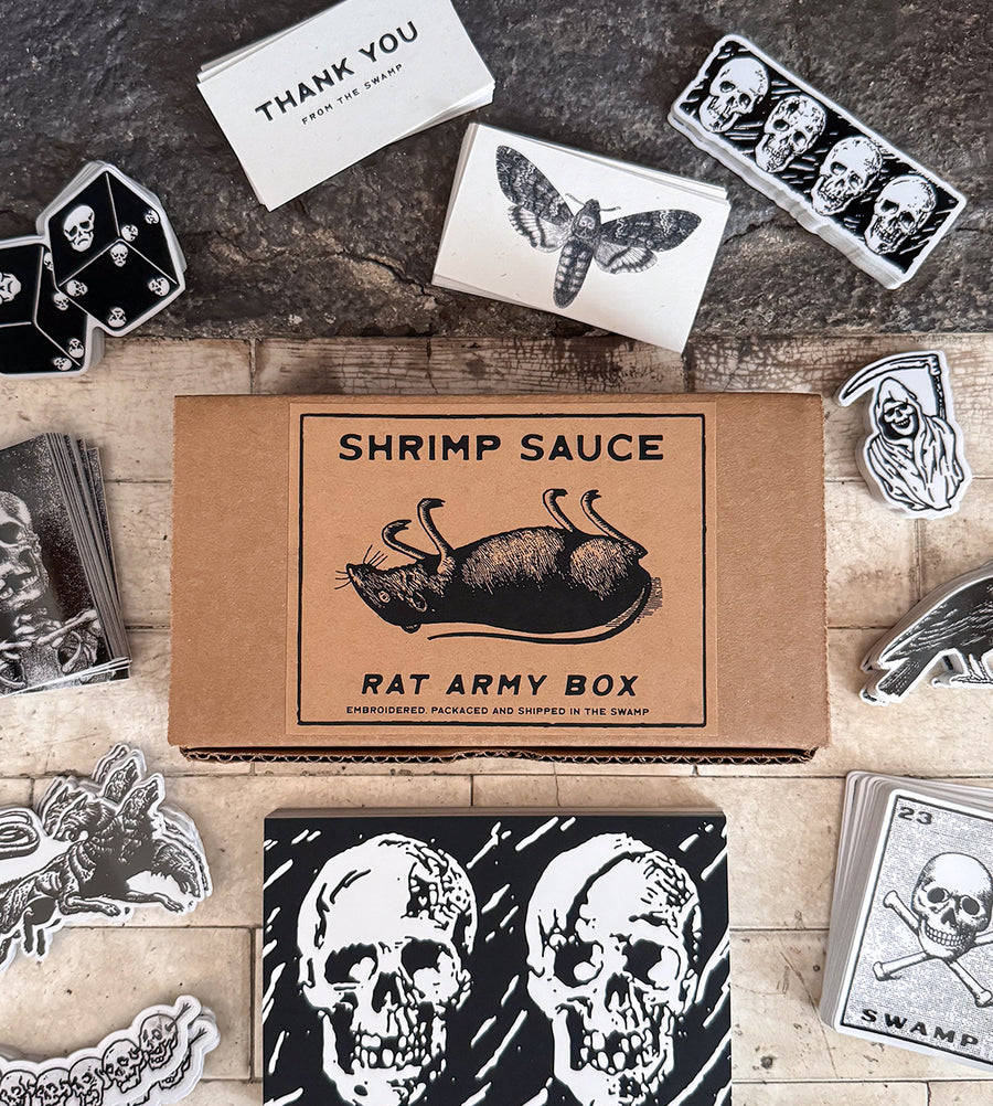 Rat Army Patch And Pin Box