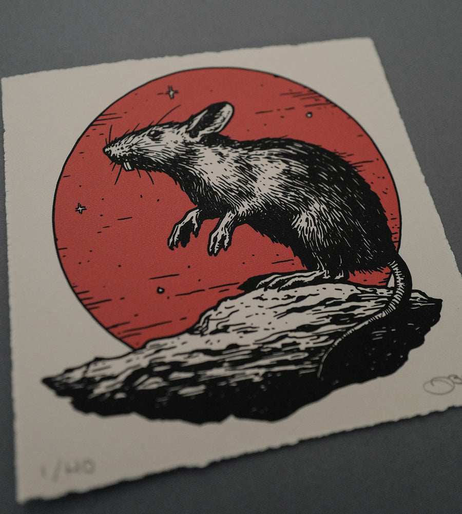 Rat Moon - High-Quality Print