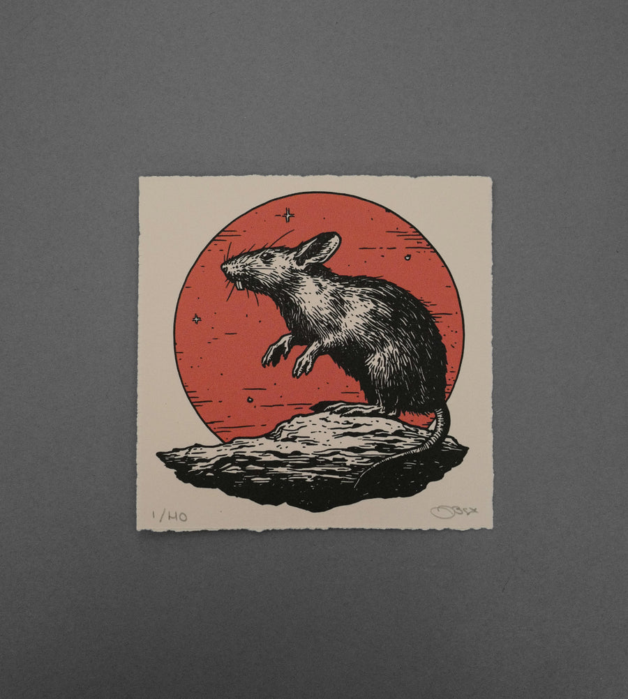 Rat Moon - High-Quality Print