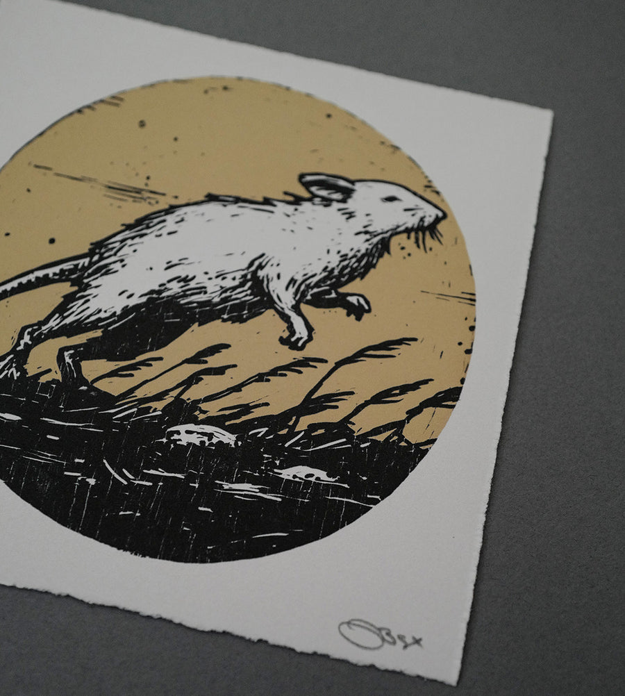 Mouse Moon - High-Quality Print