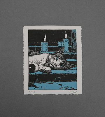 Blue Past - High-Quality Print