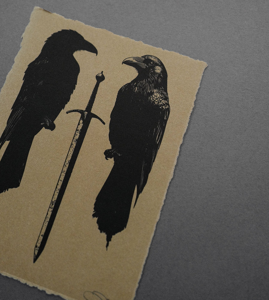 Ravens Sword  - High-Quality Print