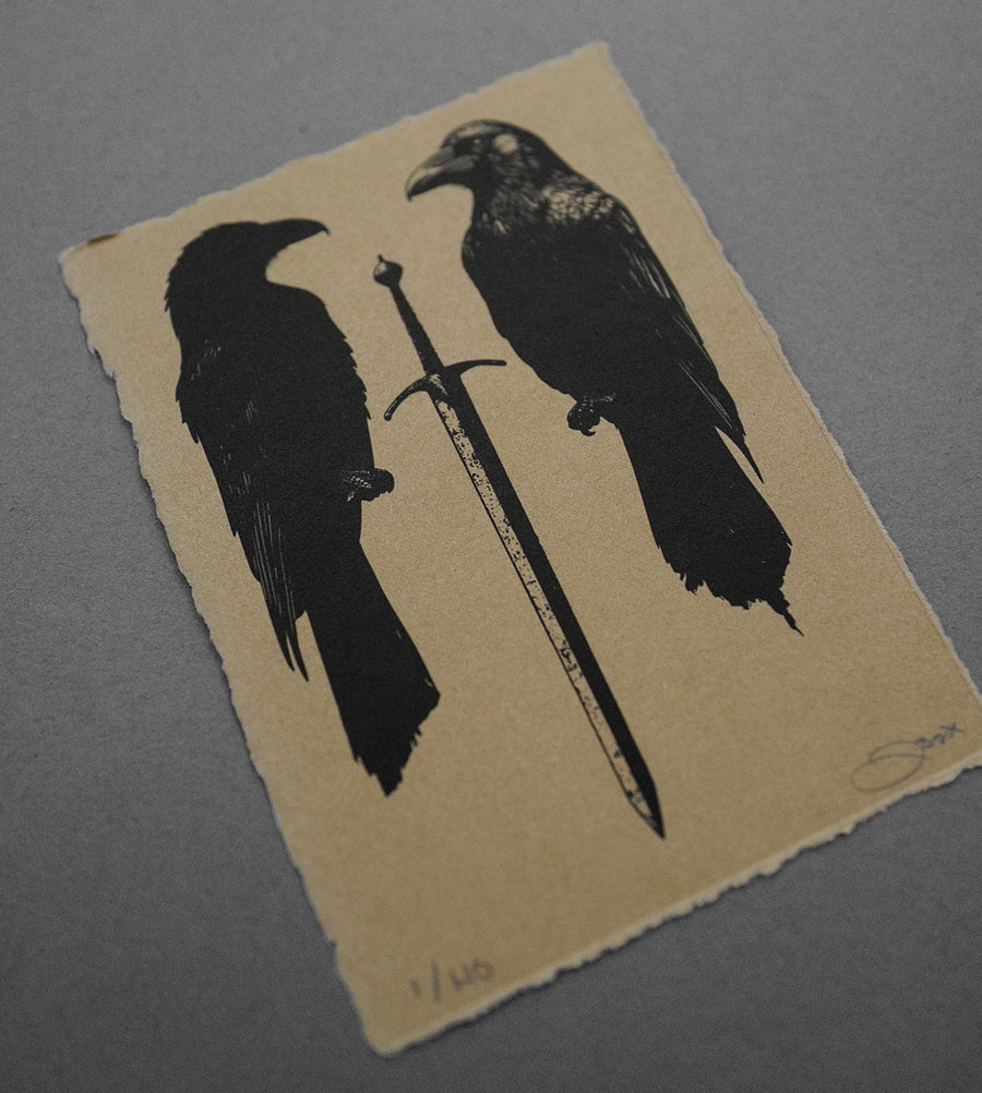 Ravens Sword  - High-Quality Print