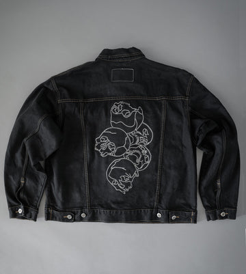 Stacked Skulls - Dry Goods Vintage Denim Jacket