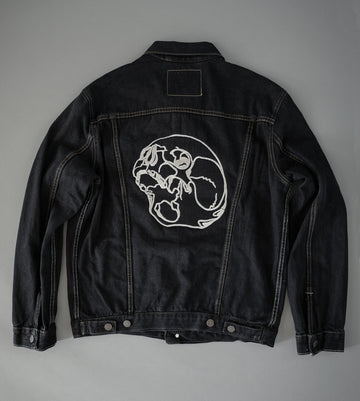 Crushed Skull - Levis Vintage Denim Jacket
