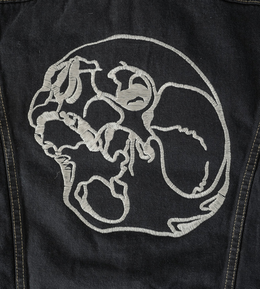 Crushed Skull - Levis Vintage Denim Jacket
