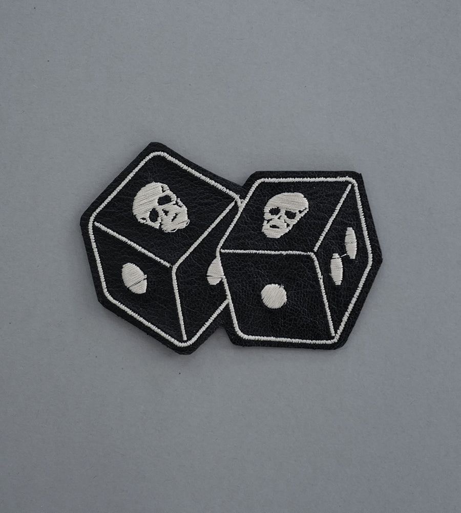 Dice Leather Patch