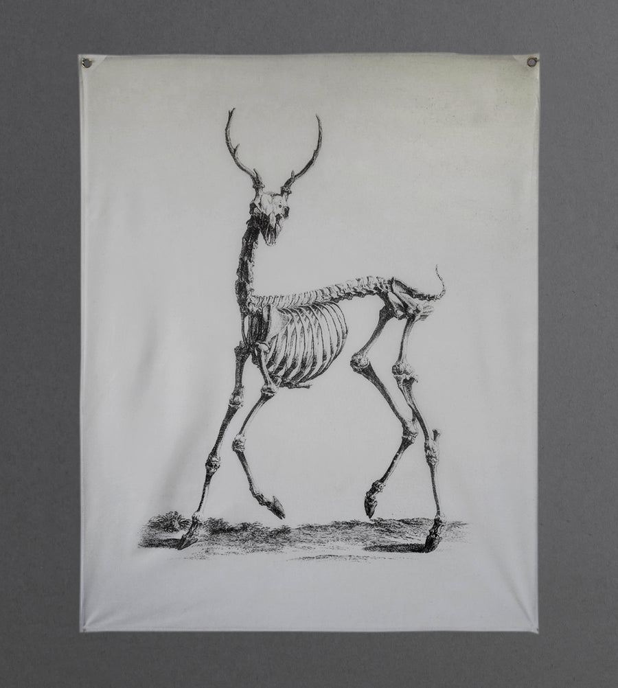 Deer Skeleton Tapestry