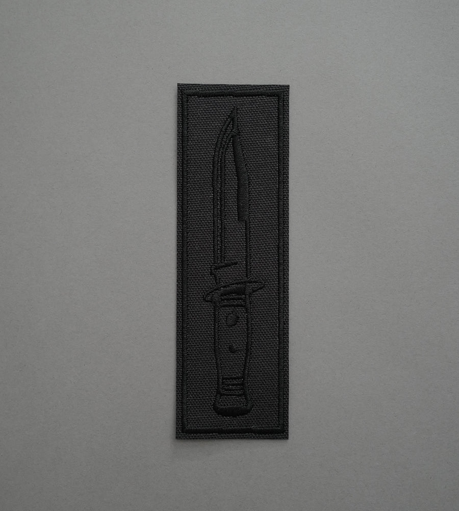 Dagger 6 Canvas Patch - Monochrome