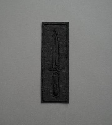 Dagger 2 Canvas Patch - Monochrome