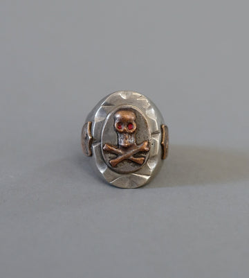 Skull 2 Vintage Mexican Ring