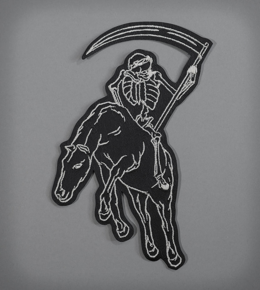Death As A Cutthroat Leather Patch