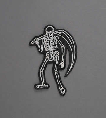 Skeleton Reaper Leather Patch