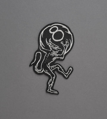 8 Ball Goblin Leather Patch