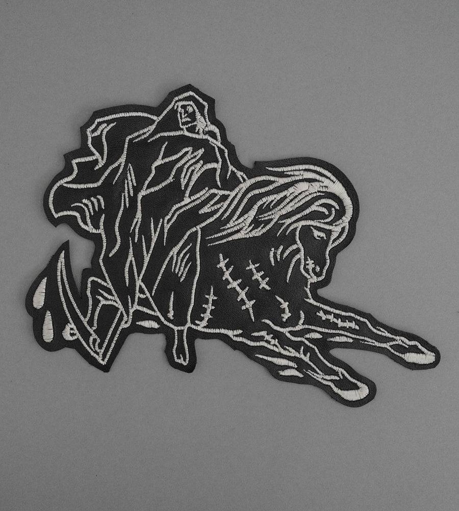 Pale Horse Leather Patch