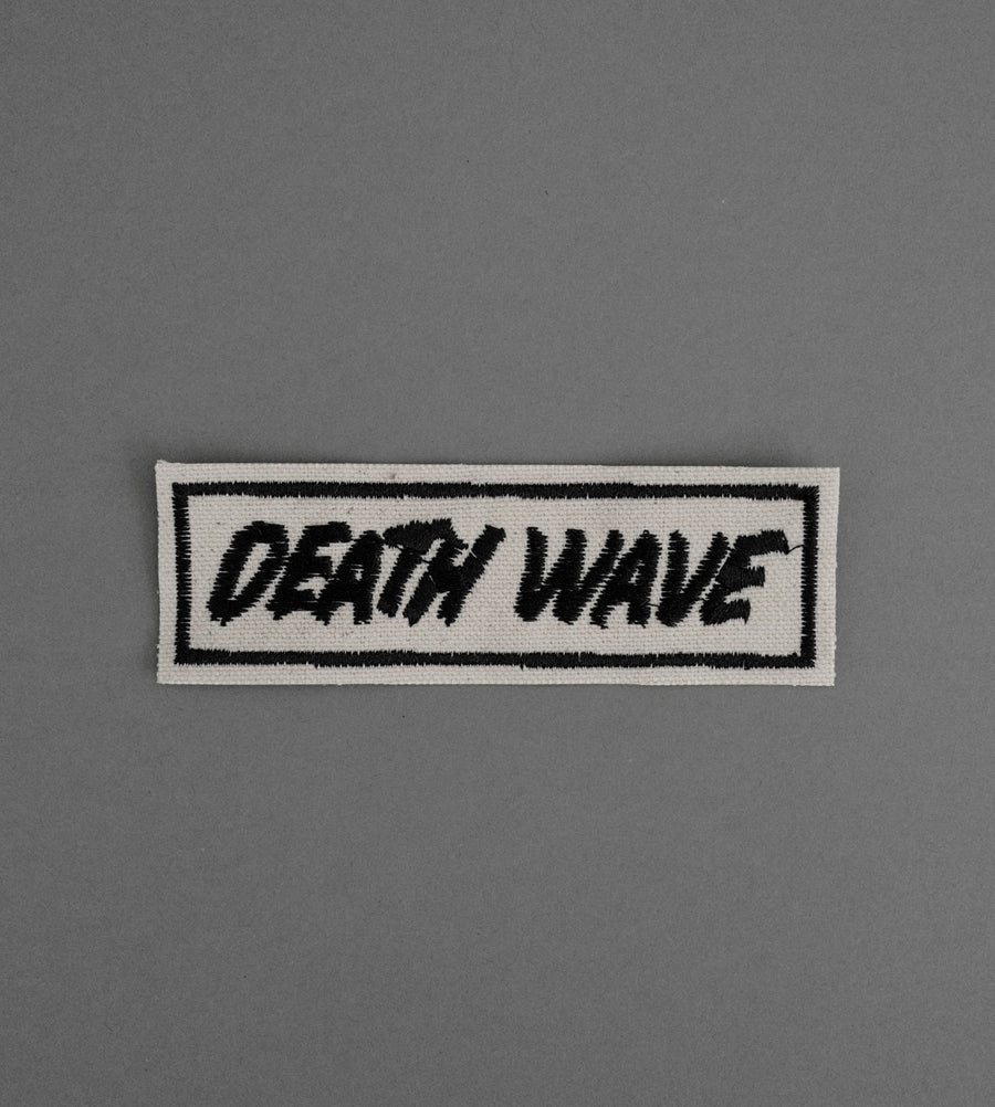 Death Wave Canvas Patch - Cream